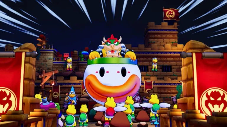 Bowser in clown car